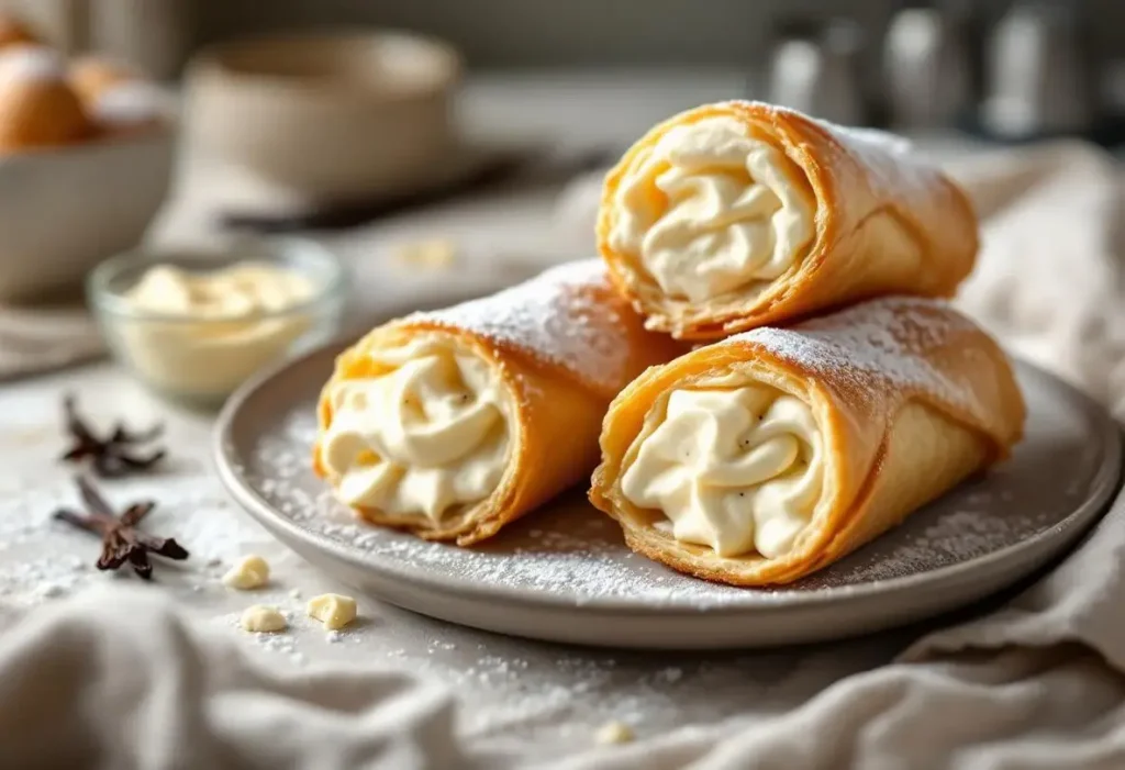 Ce cannoli feuilleté à la vanille cartonne (et il est ultra facile)