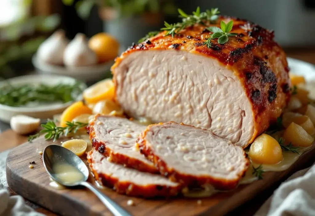 Ce rôti de porc cuit au lait est si fondant qu’on le déguste à la cuillère
